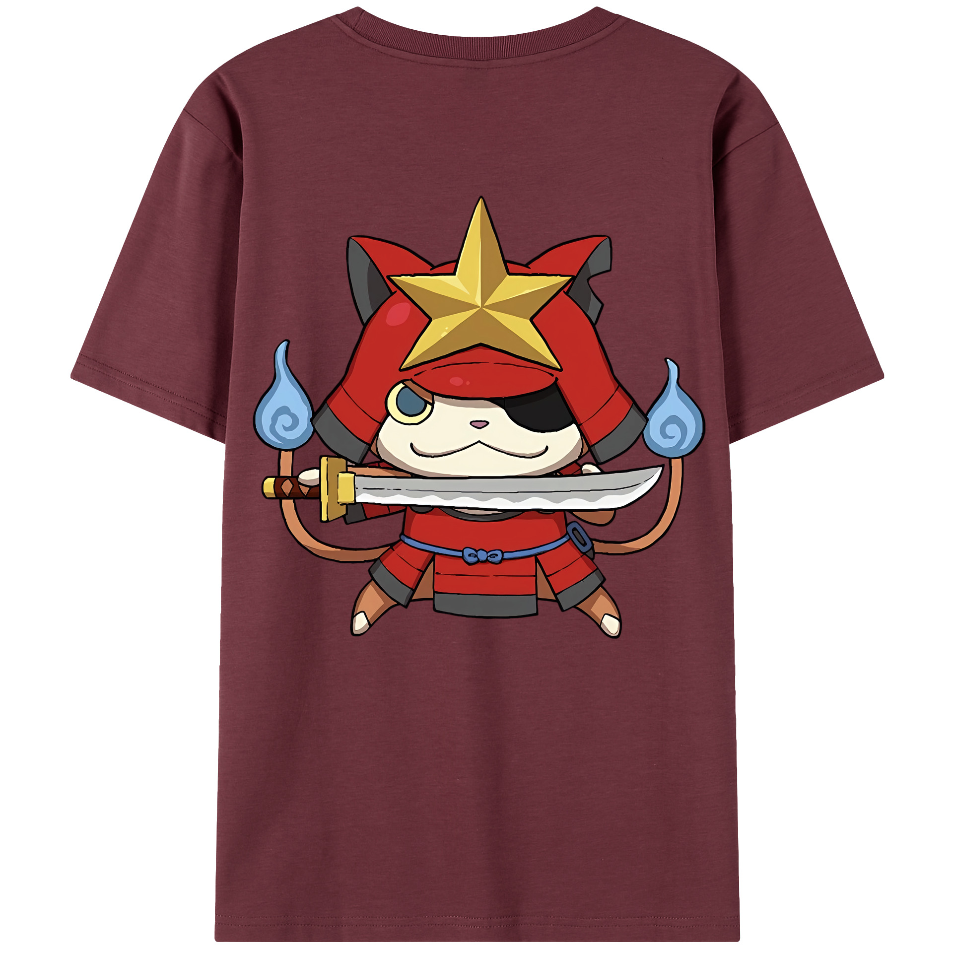 （画像用） 妖怪ウォッチ Yo-kai Watch 綿100％半袖Tシャツ（背面プリント）
